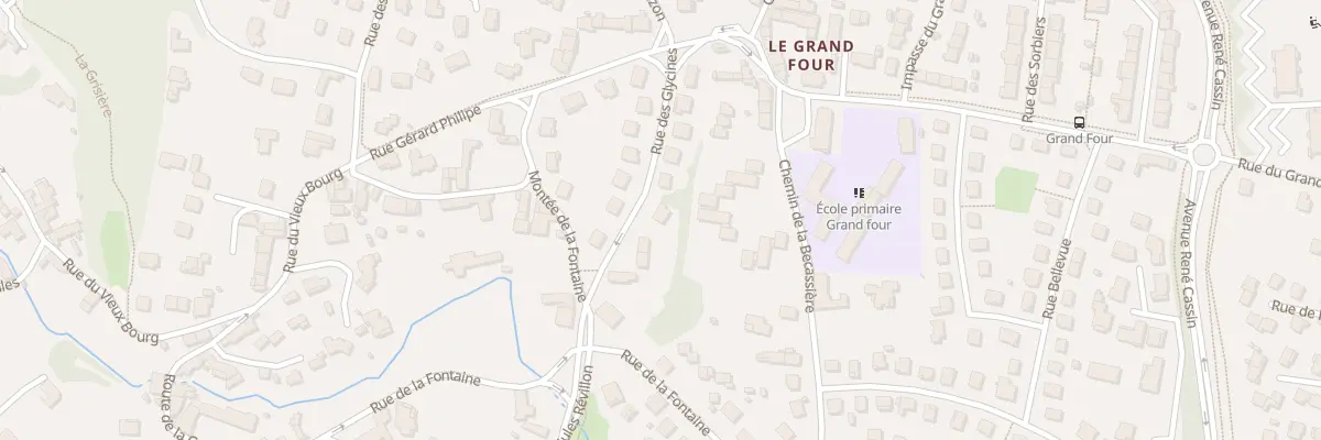 Plan du 10 Rue des Glycines à Mâcon