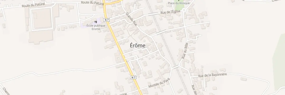 Plan du 5034 Le Village à Érôme