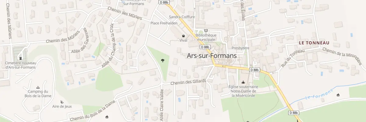 Plan du 36 All des Thuyas à Ars-sur-Formans