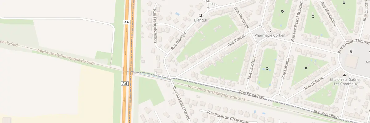 Plan du 32 Rue Pascal à Chalon-sur-Saône