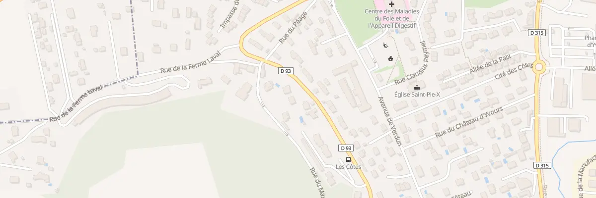 Plan du 107 Route Neuve à Irigny