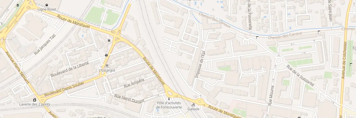 Plan du 3 Imp de l’Epi à Avignon