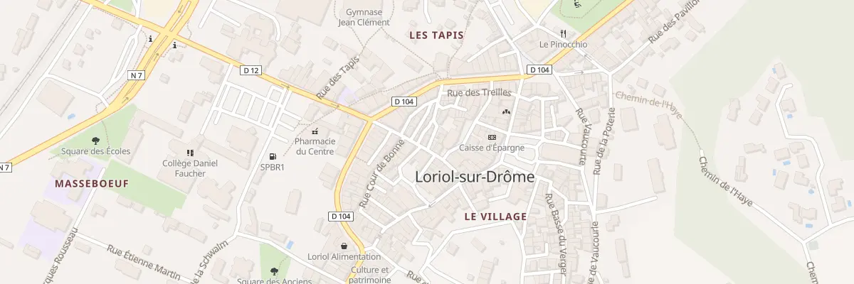 Plan du 13 Rue de la faurie à Loriol-sur-Drôme