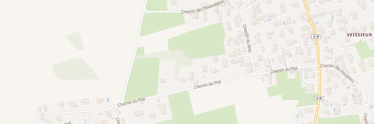 Plan du 765 Che du Plat à Reyrieux