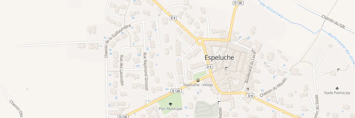 Plan du 16 All des Mûriers à Espeluche