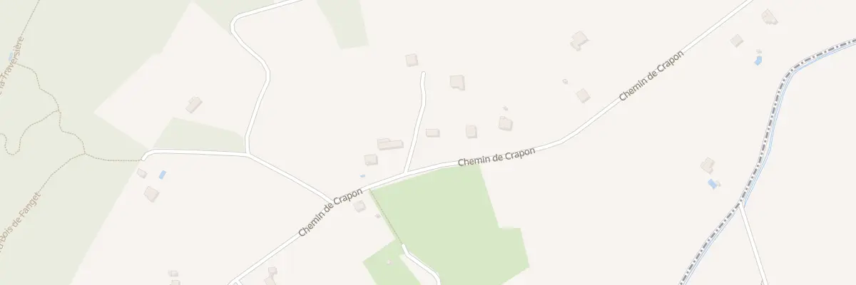 Plan du 60 Che de Crapon à Ternay