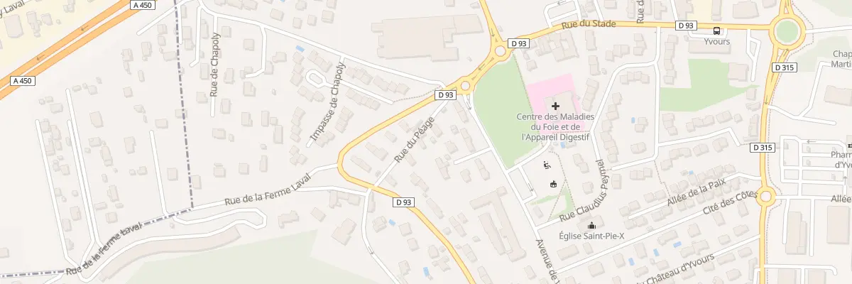 Plan du 6 Rue du Péage à Irigny
