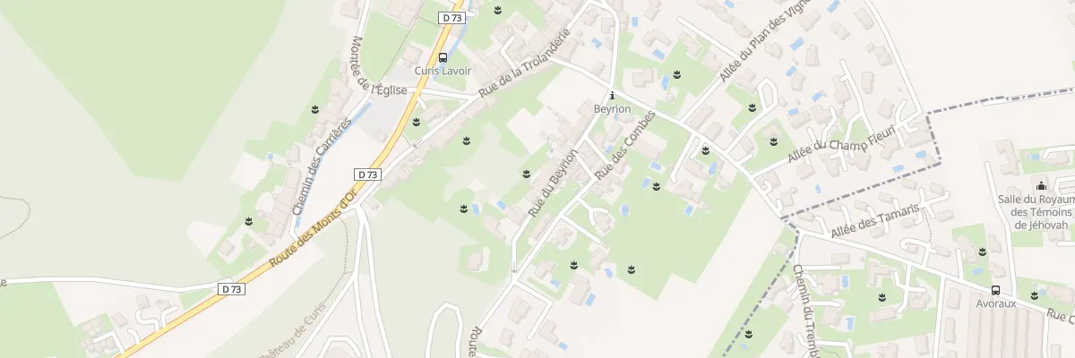 Plan du 120 Rue du Beyrion à Curis-au-Mont-d’Or