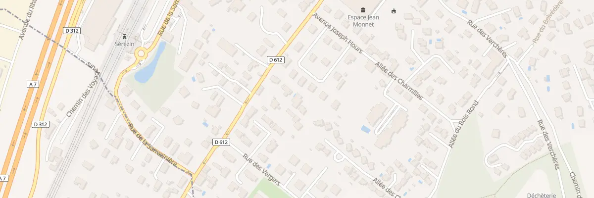 Plan du 11 Rue de Ternay à Sérézin-du-Rhône