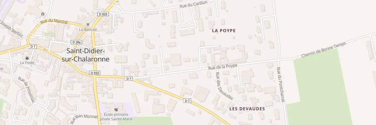 Plan du 149 Rue de la Poype à Saint-Didier-sur-Chalaronne