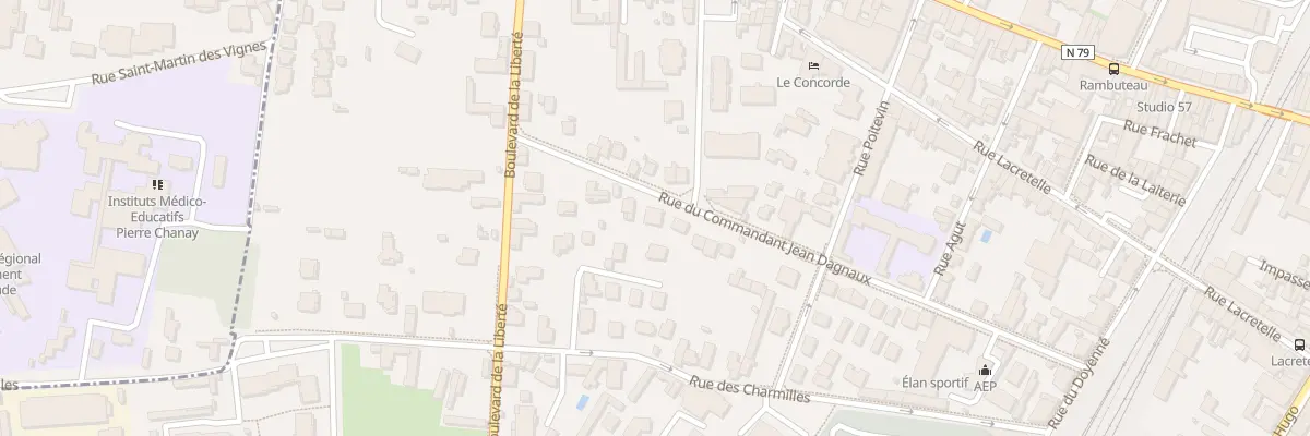 Plan du 31T Rue Cdt Jean Dagnaux à Mâcon