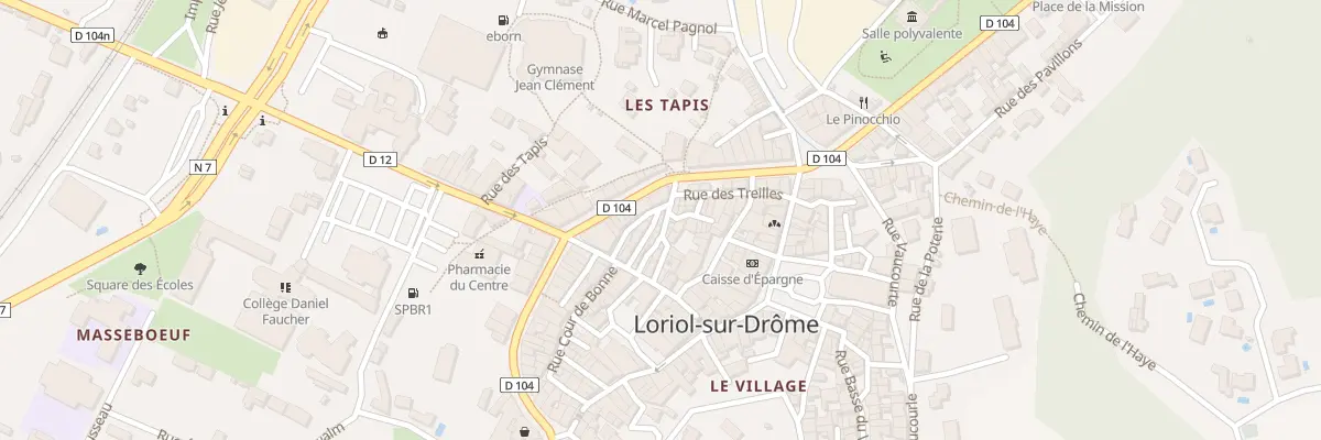 Plan du 21 Rue des treilles à Loriol-sur-Drôme