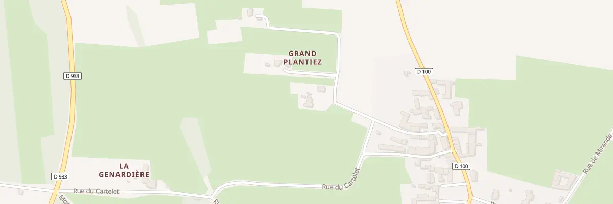 Plan du 125 Imp du Grand Plantiez à Mogneneins