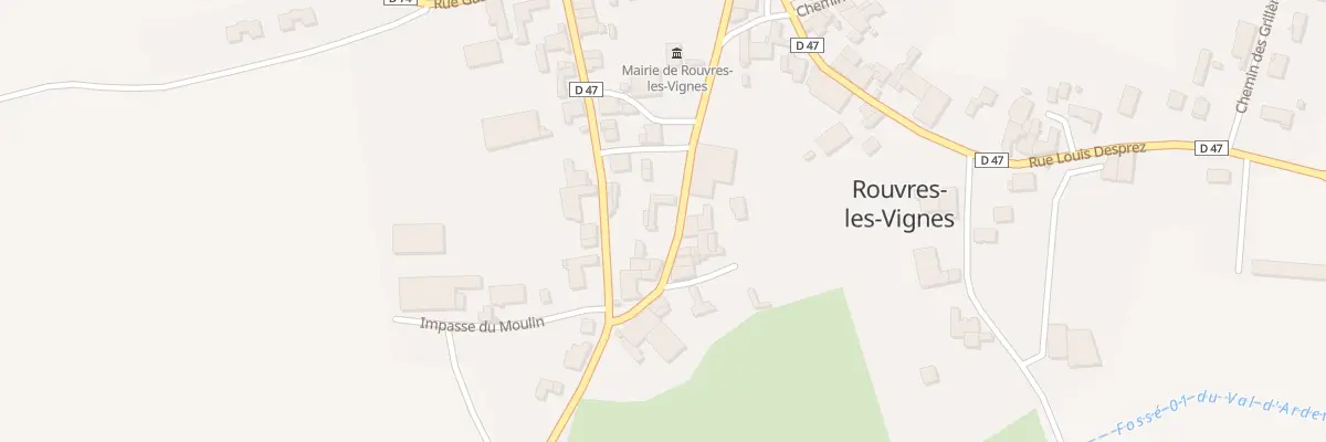 Plan du 4 Rue de la Mairie à Rouvres-les-Vignes