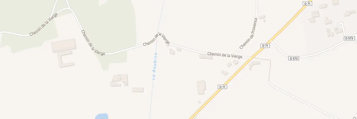 Plan du 183 Che de la Vierge à Solérieux