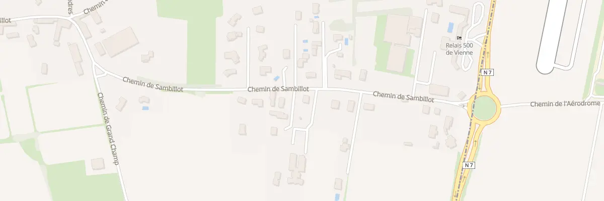 Plan du 706 Che de Sambillot à Chonas-l’Amballan