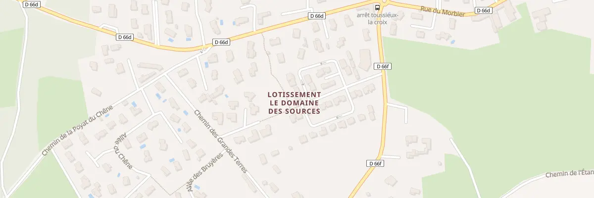 Plan du 146 All des Roseaux à Toussieux