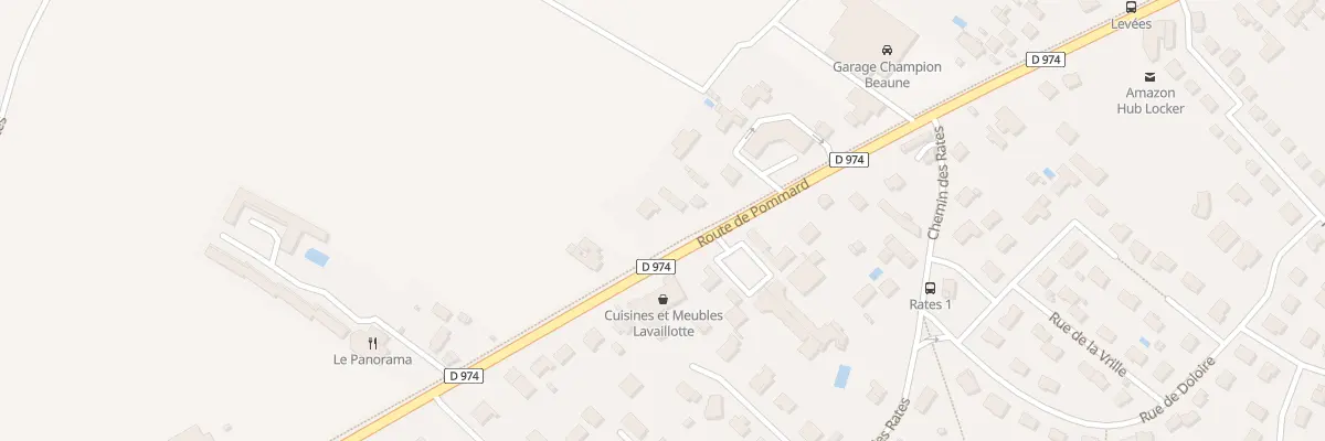 Plan du 62 Rte de Pommard à Beaune