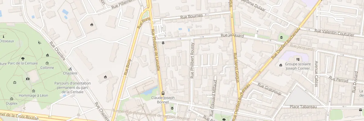 Plan du 25 Rue Roussy à Soucieu-en-Jarrest