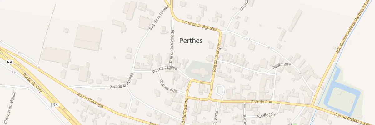 Plan du 4 Rue de l’Eglise à Perthes