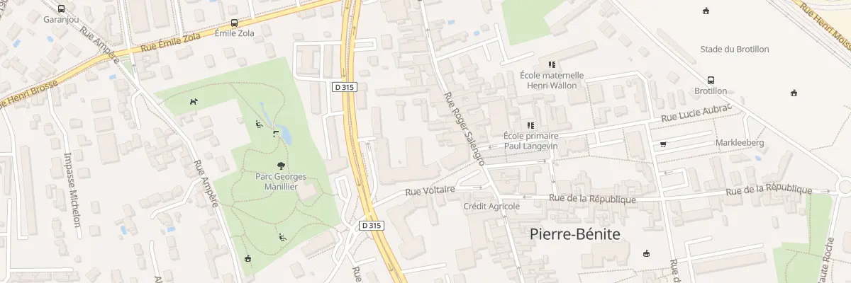 Plan du 8 Rue Voltaire à Oullins-Pierre-Bénite