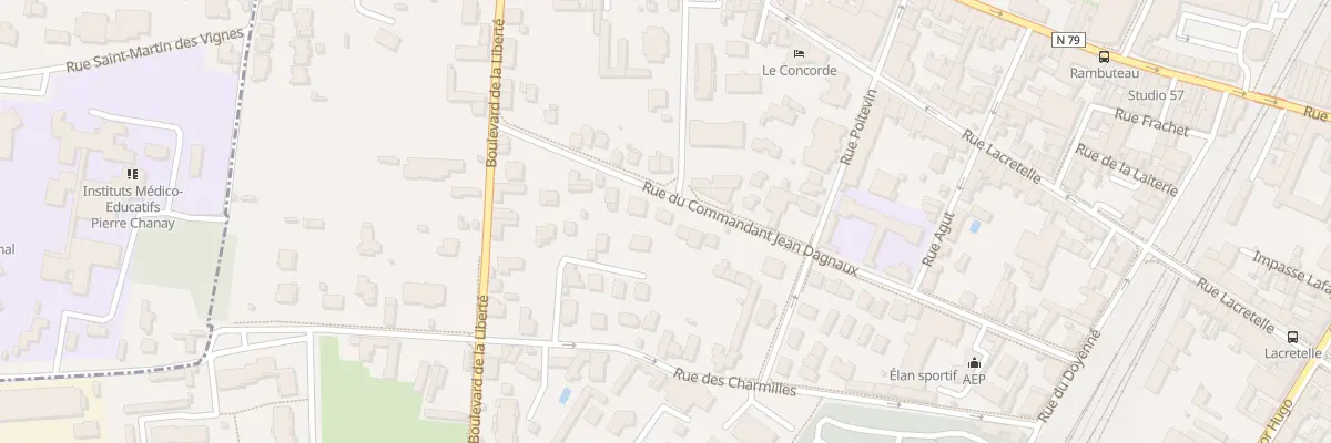 Plan du 31B Rue Cdt Jean Dagnaux à Mâcon