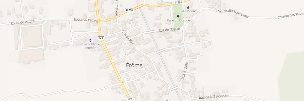 Plan du 5186 Le Village à Érôme