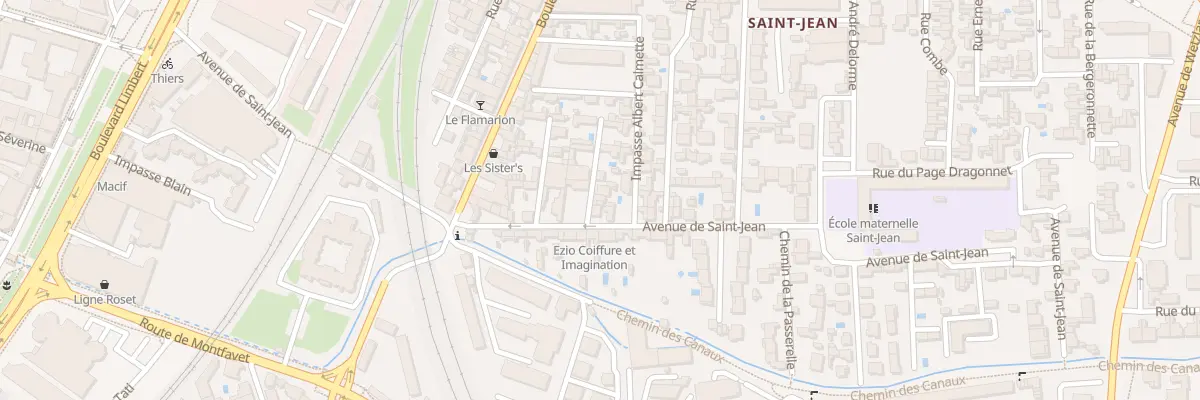 Plan du 2 Imp Caillod à Avignon