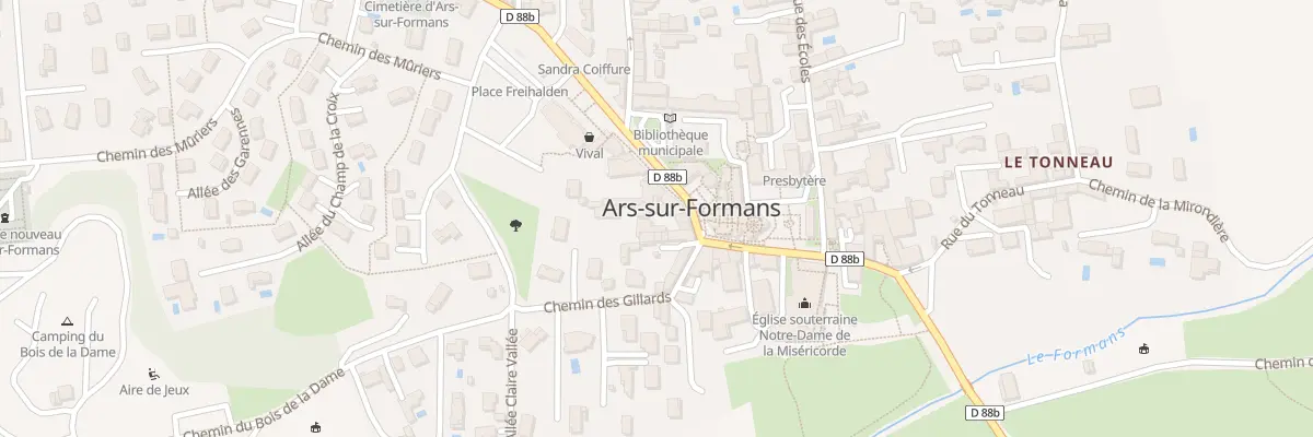 Plan du 462 Rue Jean Marie Vianney à Ars-sur-Formans
