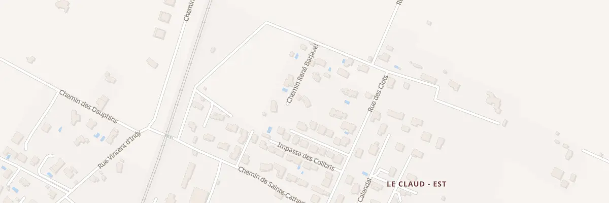 Plan du 105D Che Rene Barjavel à Loriol-sur-Drôme