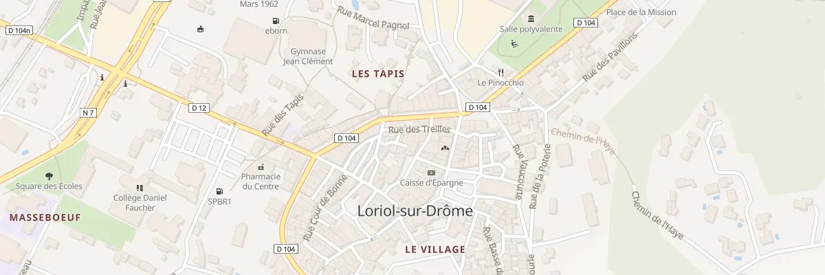 Plan du 11 Rue des treilles à Loriol-sur-Drôme