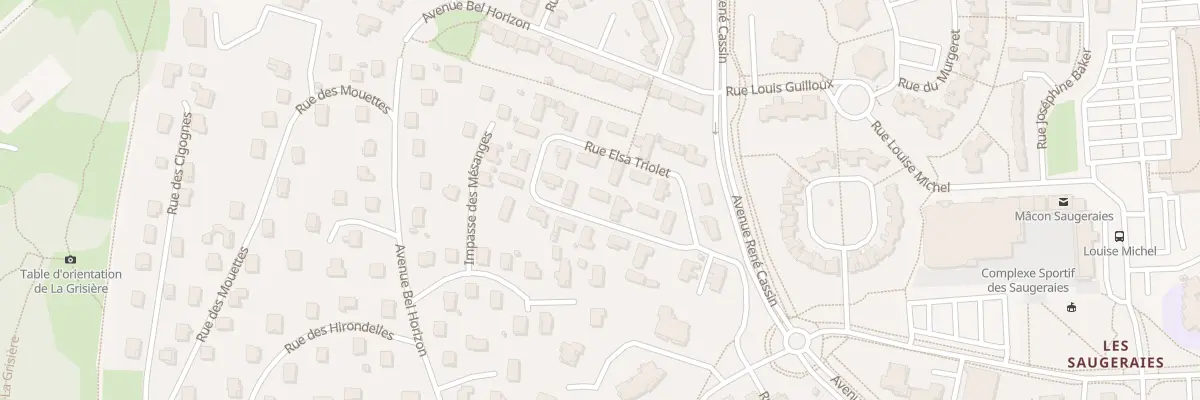 Plan du 114 Rue Elsa Triolet à Mâcon