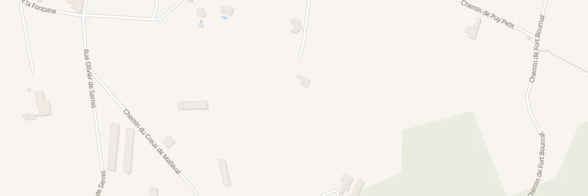 Plan du 190 Che de Baracan à Loriol-sur-Drôme