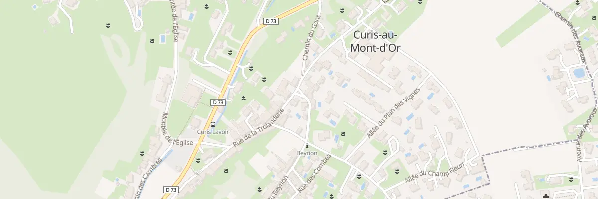 Plan du 51 Rue de la Trolanderie à Curis-au-Mont-d’Or