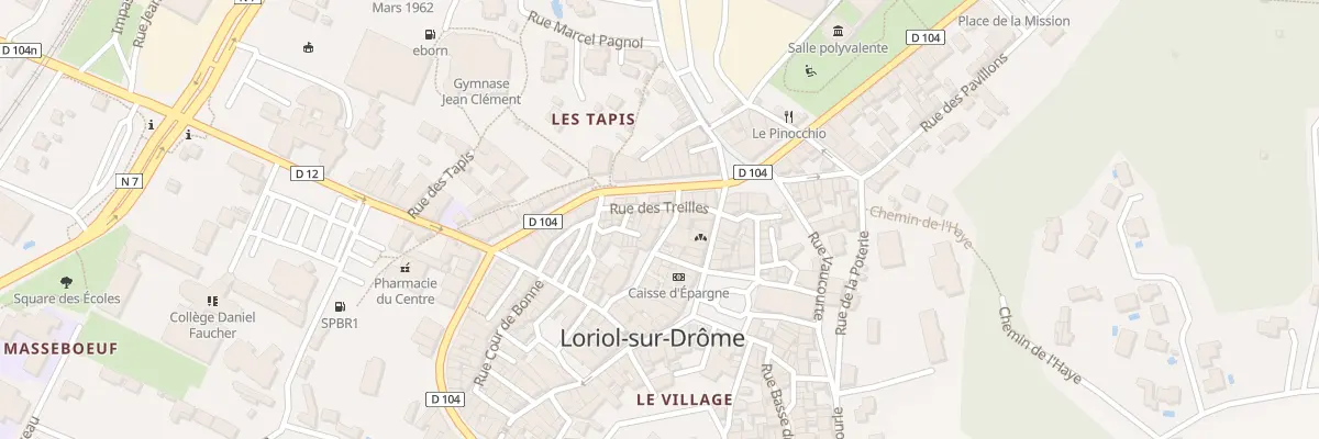 Plan du 9 Rue des treilles à Loriol-sur-Drôme
