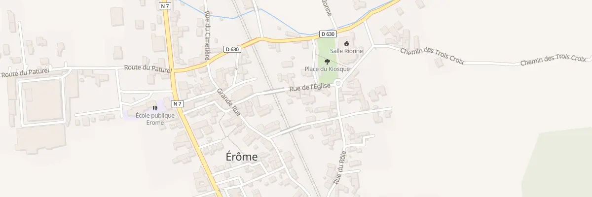 Plan du 5144 Le Village à Érôme