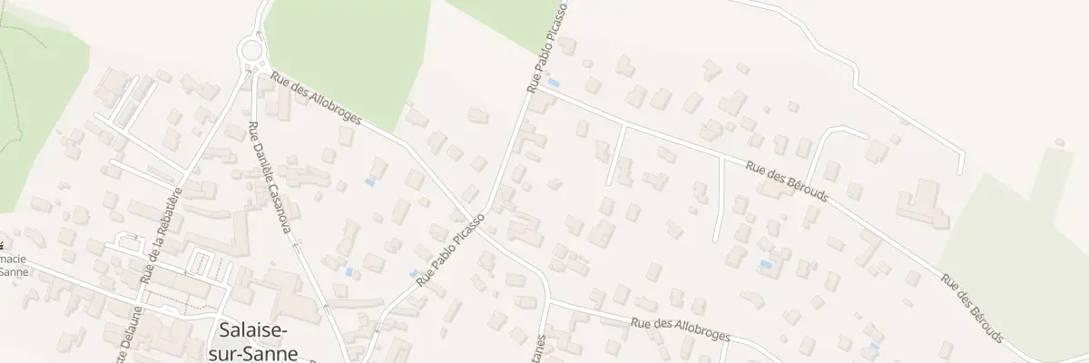 Plan du 14 Rue Pablo Picasso à Salaise-sur-Sanne