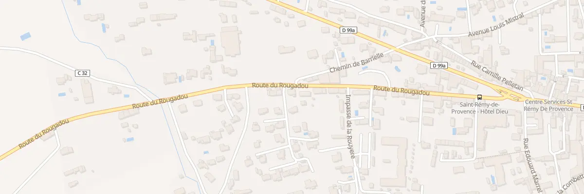 Plan du 43 Rte du Rougadou à Saint-Rémy-de-Provence
