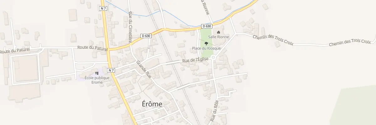 Plan du 5142 Le Village à Érôme