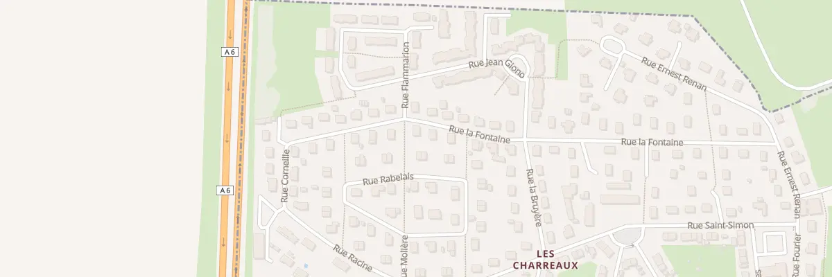 Plan du 33 Rue la Fontaine à Chalon-sur-Saône