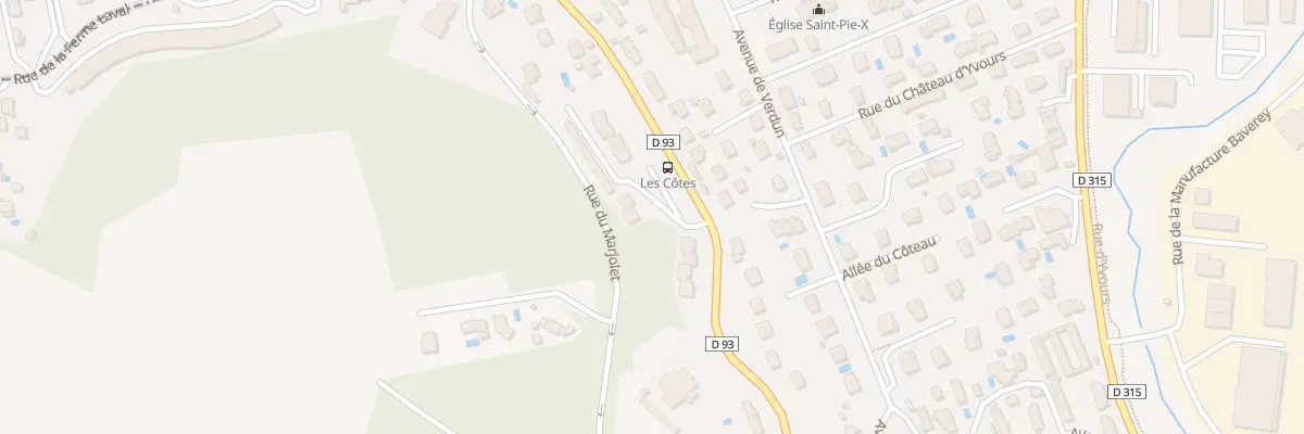 Plan du 73 Route Neuve à Irigny