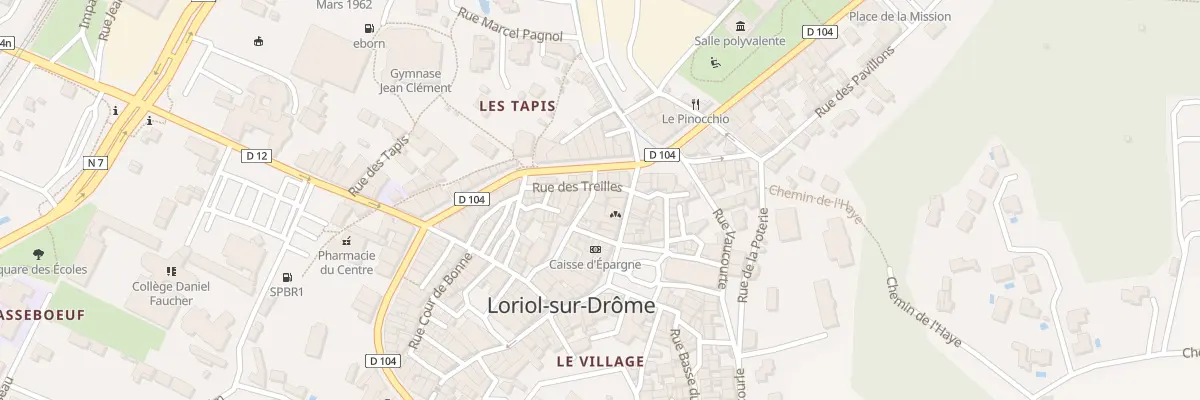 Plan du 5 Rue des treilles à Loriol-sur-Drôme