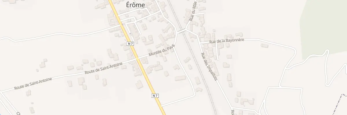Plan du 5071 Le Village à Érôme
