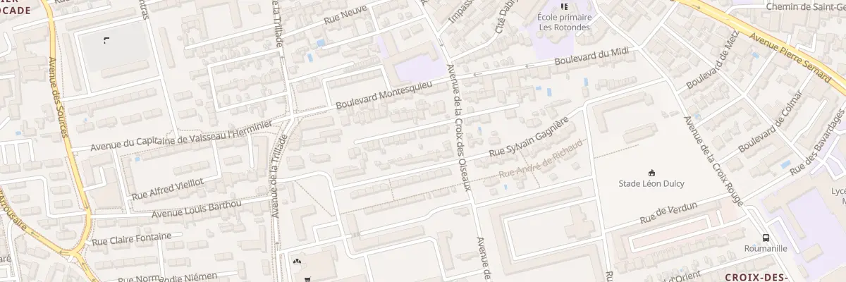 Plan du 7 Rue Faure Aymard à Avignon