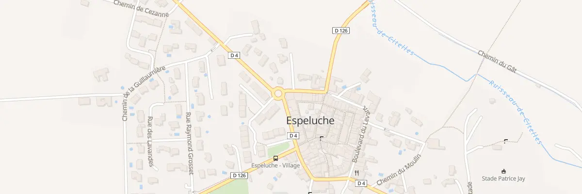 Plan du 7 Bd du Couchant à Espeluche