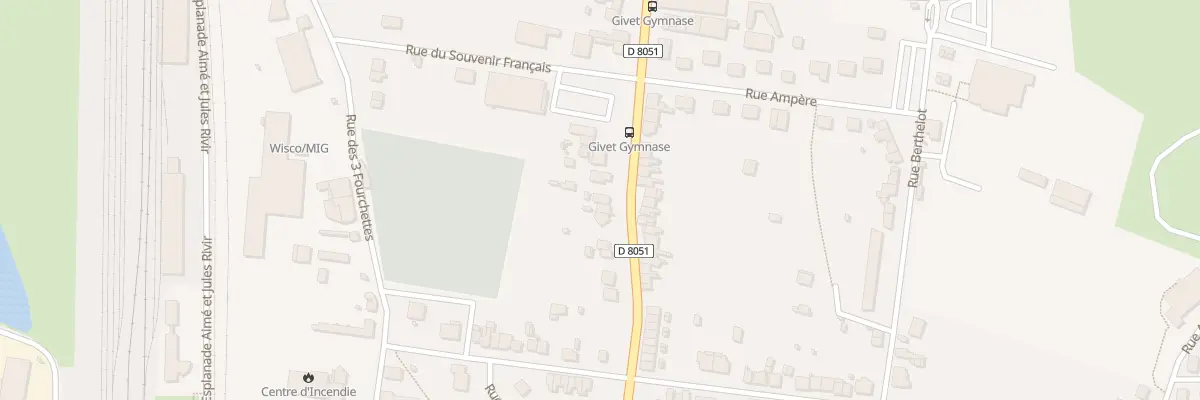 Plan du 21 Rue de Bon Secours à Givet
