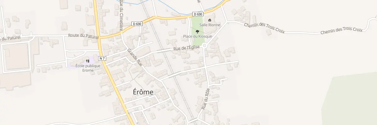Plan du 5392 Rue de la Madone à Érôme