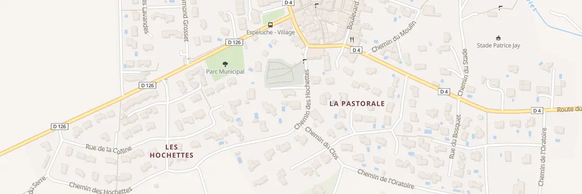 Plan du 5236 Les Hochettes à Espeluche