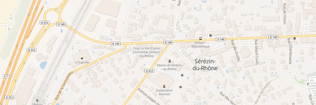 Plan du 2 Rue de Ternay à Sérézin-du-Rhône