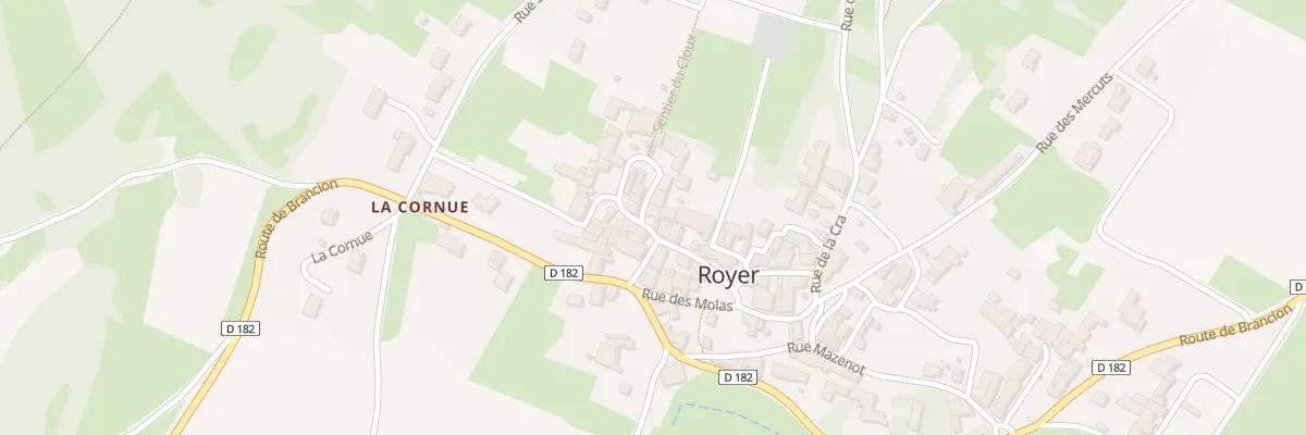 Plan du 5107F Rue d’Eslecot à Royer